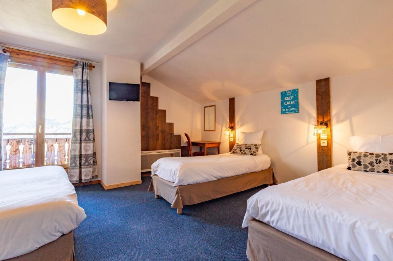 L'Escale Hotell Châtel Exteriör bild