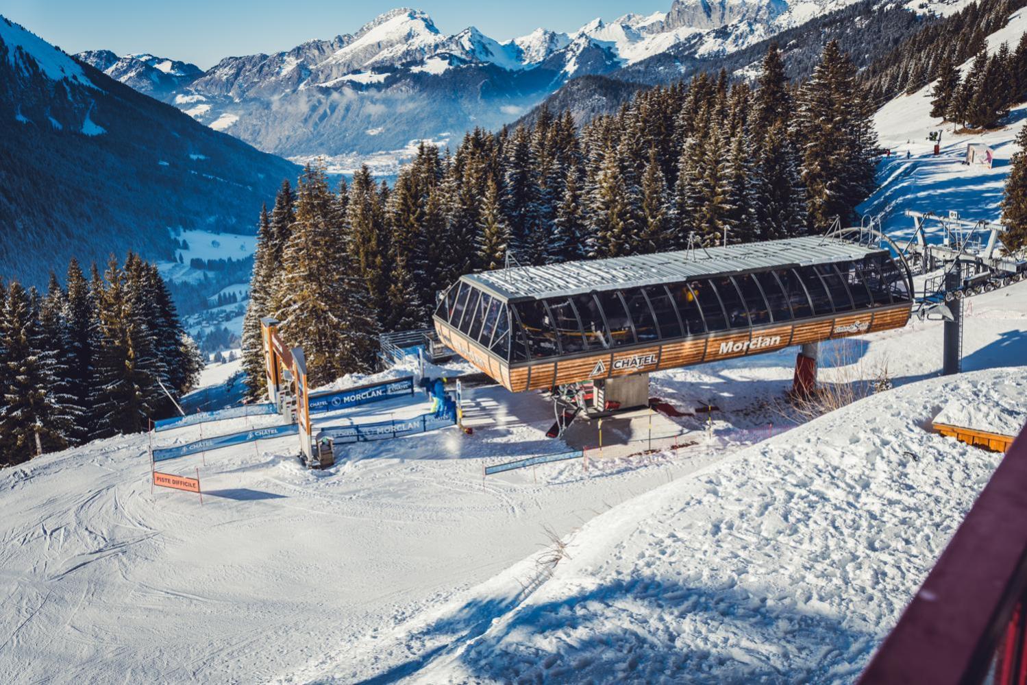 L'Escale Hotell Châtel Exteriör bild